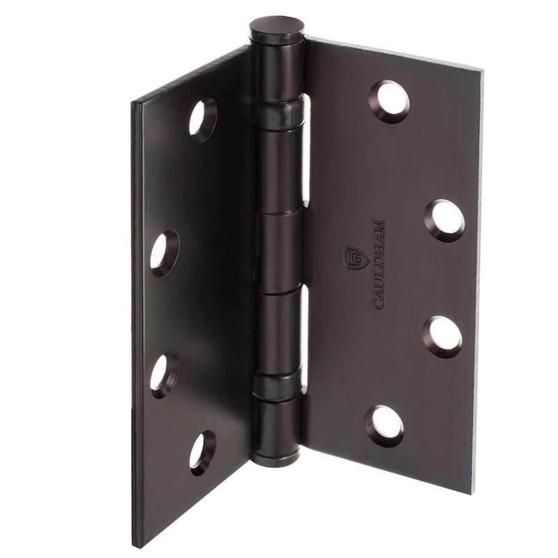 Cauldham (3 Pack) Commercial-Grade 4-1/2" Full Mortise Ball-Bearing Door Hinges - Oil Rubbed Bronze - Image 5